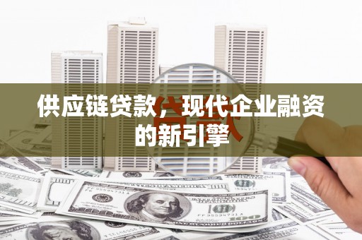 沁阳供应链贷款，现代企业融资的新引擎
