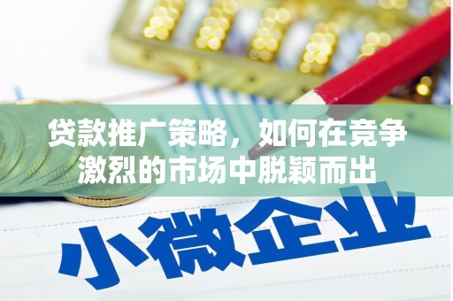 坪山新区贷款推广策略，如何在竞争激烈的市场中脱颖而出