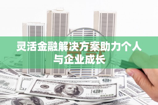 西峡灵活金融解决方案助力个人与企业成长