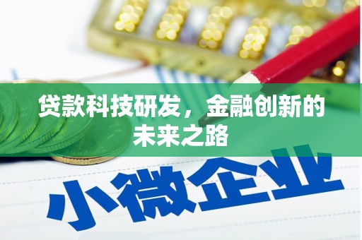 中方贷款科技研发，金融创新的未来之路