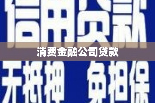 官田消费金融公司贷款