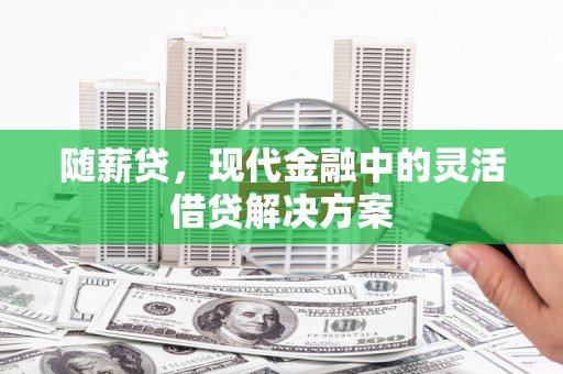 三门峡随薪贷，现代金融中的灵活借贷解决方案