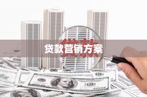 王益贷款营销方案