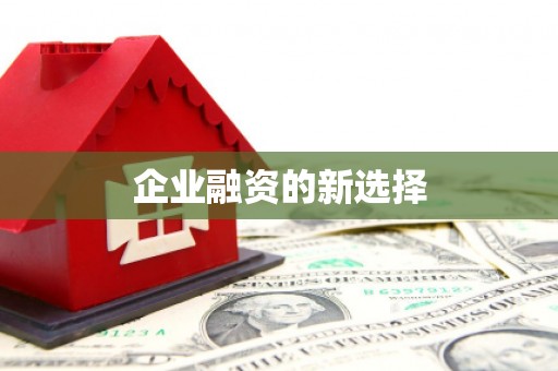 黄骅企业融资的新选择