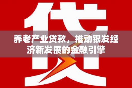 黄山养老产业贷款，推动银发经济新发展的金融引擎