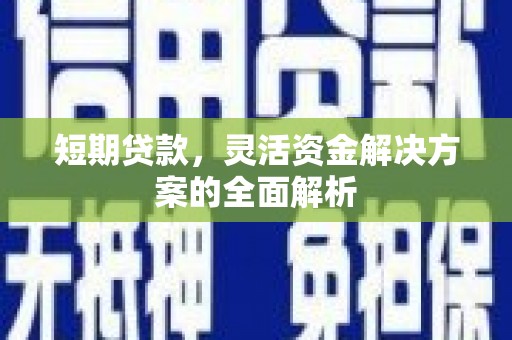 吉木乃短期贷款，灵活资金解决方案的全面解析